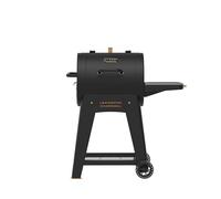 PIT BOSS Barbacoa de Carbón Lexington Charcoal Onyx Edition | Parrillas de 2 niveles, Entrada de aire regulable, Acceso lateral al carbón, Soporte para parrillas, Estantes con ganchos