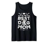 Pit Bull Best Dog Mom Dogs Lovers Funny Mothers Day Camiseta sin Mangas