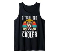 Pit Bull Dad Like A Regular Dad But Cooler Dog Lovers Camiseta sin Mangas