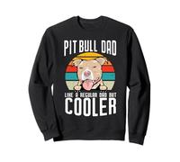 Pit Bull Dad Like A Regular Dad But Cooler Dog Lovers Sudadera