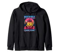 Pit Bull Dog Gangstar Gangster Retro Vintage 80s Dogs Lover Sudadera con Capucha