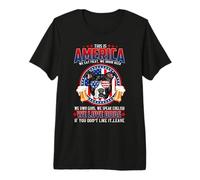 Pit Bull Dog This America We Love Dogs 4th of July Camiseta Premium