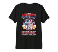 Pit Bull Dog This America We Love Dogs 4th of July Camiseta Premium