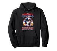 Pit Bull Dog This America We Love Dogs 4th of July Sudadera con Capucha