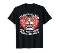 Pit Bull Pittie Pitbull Rescate Amor Ahora Necesito Rescatar Camiseta