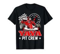 Pit Crew YaYa del Día de la Madre de Cumpleaños Camiseta