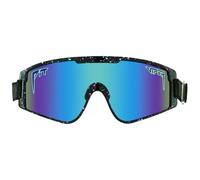Pit Viper The Midnight Baby Vipes - Gafas de sol con lentes azules, Negro con salpicaduras rosas y azules, Baby