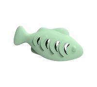 Pitadue Alimentador interactivo de rompecabezas para mascotas, juguete con forma de pez, con fugas de alimentos, estimulación cognitiva, dispositivo de actividad, alimentador lento, juguete para