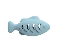 Pitadue Alimentador interactivo de rompecabezas para mascotas, juguete con forma de pez, con fugas de alimentos, estimulación cognitiva, dispositivo de actividad, alimentador lento, juguete para