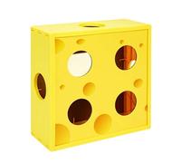 Pitadue Caja de enriquecimiento giratoria automática inteligente, juego interactivo, estructura resistente a las mordidas, caja de rompecabezas para gatos