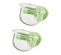 Pitadue Comederos de pájaros fáciles de limpiar para loros, jaulas de amplia apertura, se adapta a frutas, verduras y mantenimiento regular, fácil de limpiar