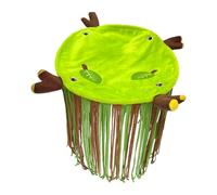 Pitadue Cómoda cortina de forro polar suave para animales pequeños que descansan y juegan, accesorios de jaula de seguridad, cama de animales suaves, cubierta de caja de arena para mascotas, hamaca