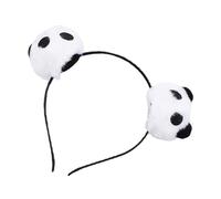 Pitadue Elegante tocado de panda para cumpleaños y Halloween, llamativas diademas de graduación, accesorios para fotos de fiesta para niños y adultos
