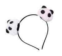 Pitadue Elegante tocado de panda para cumpleaños y Halloween, llamativas diademas de graduación, accesorios para fotos de fiesta para niños y adultos