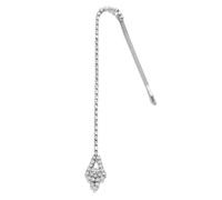 Pitadue Elegante tocado para la frente, colgante de cadena para mujer, ocasión especial, evento, escenario, espectáculo, cadena para la frente, plata, Talla única