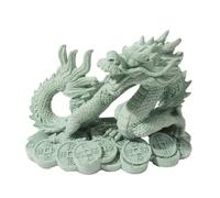 Pitadue Figura dinámica de dragón de colofonia impermeable con acento de parque marino que crea un atractivo plan de paisaje subacuático, decoración de dragón de colofonia, decoración de parque marino