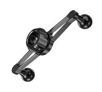 Pitadue General - Soporte para teléfono de 17 mm, dos adaptadores de metal, herramienta de montaje de teléfono para salpicadero de coche, trípodes, vídeo en vivo, dos trípodes, adaptadores de metal
