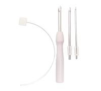 Pitadue Herramienta de aguja perforada para bordar, 2,5/3,5/5 mm, kit de perforación ajustable, fácil de usar, juego de bolígrafos ajustables para manualidades de costura