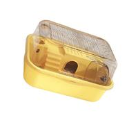 Pitadue Jaula transparente para animales pequeños con rueda de ejercicio silenciosa, plataforma desmontable de enriquecimiento de mascotas para ejercicio de mascotas, hábitat de hámster