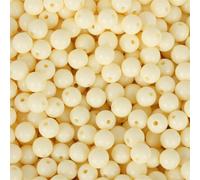 Pitadue Juego de cuentas espaciadoras redondas de acrílico brillante de 6 mm para proyectos de arte de joyería y acrílico para principiantes