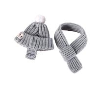 Pitadue Juego de gorro de invierno para perro, gorro de punto para mascotas, gorro cálido de invierno para perros, accesorios de disfraces, calentador de orejas para perros y gatos, gorro de invierno