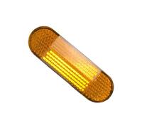 Pitadue Reflectores de patas de horquilla delantera, fundas para alforjas, reflectores de advertencia para bicicletas, motocicletas, remolques, motocicleta, horquilla, calcomanía reflectante