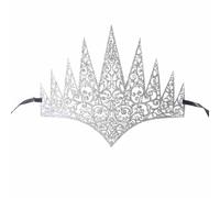 Pitadue Tocado de corona para fiestas de disfraces, espectáculos de escenario, ocasiones festivas, regalos de boda, elegante tocado de corona hueca