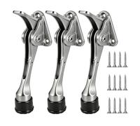 Pitadue Topes de puerta fáciles para pedales, soporte de suelo autoadhesivo, protectores de pared, topes de puerta para mascotas