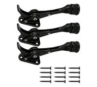 Pitadue Topes de puerta fáciles para pedales, soporte de suelo autoadhesivo, protectores de pared, topes de puerta para mascotas