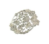 Pitadue Troquelado de corona de flores para álbumes de recortes, tarjetas, álbum de fotos, papel decorativo para repujado, troqueles de corte de acero al carbono, plantillas de corte de metal