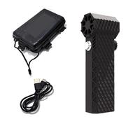 Pitadue Turbos de ventilador violentos 110, 000 rpm, 45 m, velocidad rápida, sin escobillas, con conductos, violentos