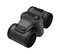 Pitadue Ventilador de cintura portátil con clip de 10000 mAh, funciona con pilas, manos libres, 3 velocidades, ajustable, clip de cintura en radiador de calor portátil