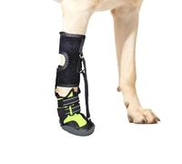 Pitadue Zapatos correctivos para perros con carrete para arrastrar patas, levanta de forma segura los dedos de los pies caídas con carrete, botas sin nudillos