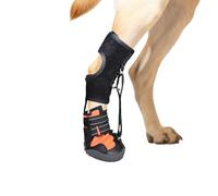 Pitadue Zapatos correctivos para perros con carrete para arrastrar patas, levanta de forma segura los dedos de los pies caídas con carrete, botas sin nudillos