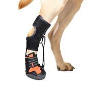 Pitadue Zapatos correctivos para perros con carrete para arrastrar patas, levanta de forma segura los dedos de los pies caídas con carrete, botas sin nudillos