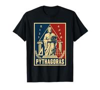 Pitágoras 3 4 5 Triángulo Matemáticas Ecuación Poster Camiseta
