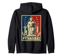 Pitágoras 3 4 5 Triángulo Matemáticas Ecuación Poster Sudadera con Capucha