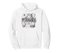 Pitágoras Antigua Geometría Matemática Teorema Símbolos Sudadera con Capucha