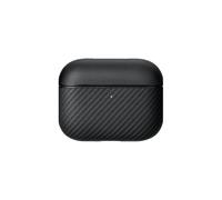 Pitaka Funda Para Airpods Pro 3 - Carcasa Magnética De Fibra De Aramida Negro/gris, Diseño Ultraligero Y Protección Segura