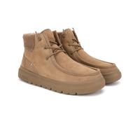 PITAS | BERNA | Botas de Mujer Casual | Botín Serraje | Bota Urbana Caña Baja | Botas de Vestir | Botines Bajos Planos | Botín de Invierno | Calzado Walkinpitas | Camel 38