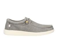 WALK IN PITAS | WP150 WALLABI Washed | Mocasines de Hombre | Náuticos Casual | Zapatillas de Verano | Zapatos de Hombre Casuales y Cómodos | Zapatos de PITAS para Hombre | Gris 41