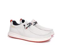 PITAS | Keel | Mocasines de Hombre | Náuticos Casual | Zapatillas de Tela | Zapatos sin Cordones | Deportivas Casuales | Calzado de Walkinpitas | Blanco 41