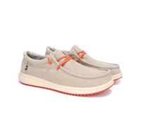 PITAS | Path | Mocasines de Hombre | Náuticos Casual | Zapatillas de Tela | Zapatos sin Cordones | Deportivas Casuales | Calzado de Walkinpitas | Beige 42