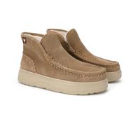 PITAS | PERTH | Botas de Mujer Casual | Botín Serraje | Bota Urbana Caña Baja | Botas de Vestir | Botines Bajos Planos | Botín de Invierno | Calzado Walkinpitas | Camel 37