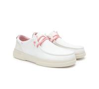 PITAS | SIRMIONE | Mocasines de Mujer | Náuticos Casual | Zapatillas de Tela | Zapatos sin Cordones | Deportivas Casuales | Calzado de Walkinpitas | Blanco 41