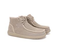 PITAS | WP150 GOLM | Botas de Mujer Casual | Botín Serraje | Bota Urbana Caña Baja | Botas de Vestir | Botines Bajos Planos | Botín de Invierno | Calzado Walkinpitas | Beige 36