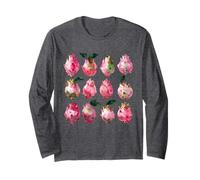 Pitaya Acuarela Fruta Arte Tropical Verano Vibe Manga Larga