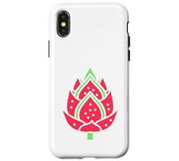 Pitaya Divertido Lindo Minimalista Simple Fruta del Dragón Carcasa para iPhone X/XS