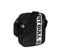 PITBULL - Bolso bandolera para hombre, riñonera unisex, bolso de pecho para hombre con diseño práctico, bolso de hombro universal para hombre, bolso de bandolera para hombre en negro