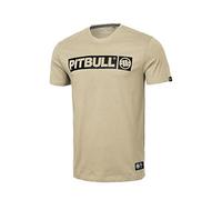 PITBULL - Camiseta de Hombre Manga Corta Arena M - Camiseta Básica 100% Algodón con Cuello Redondo, Corte Regular Clásico para Hombre, Ropa Casual Moderna para Uso Diario y Deportivo